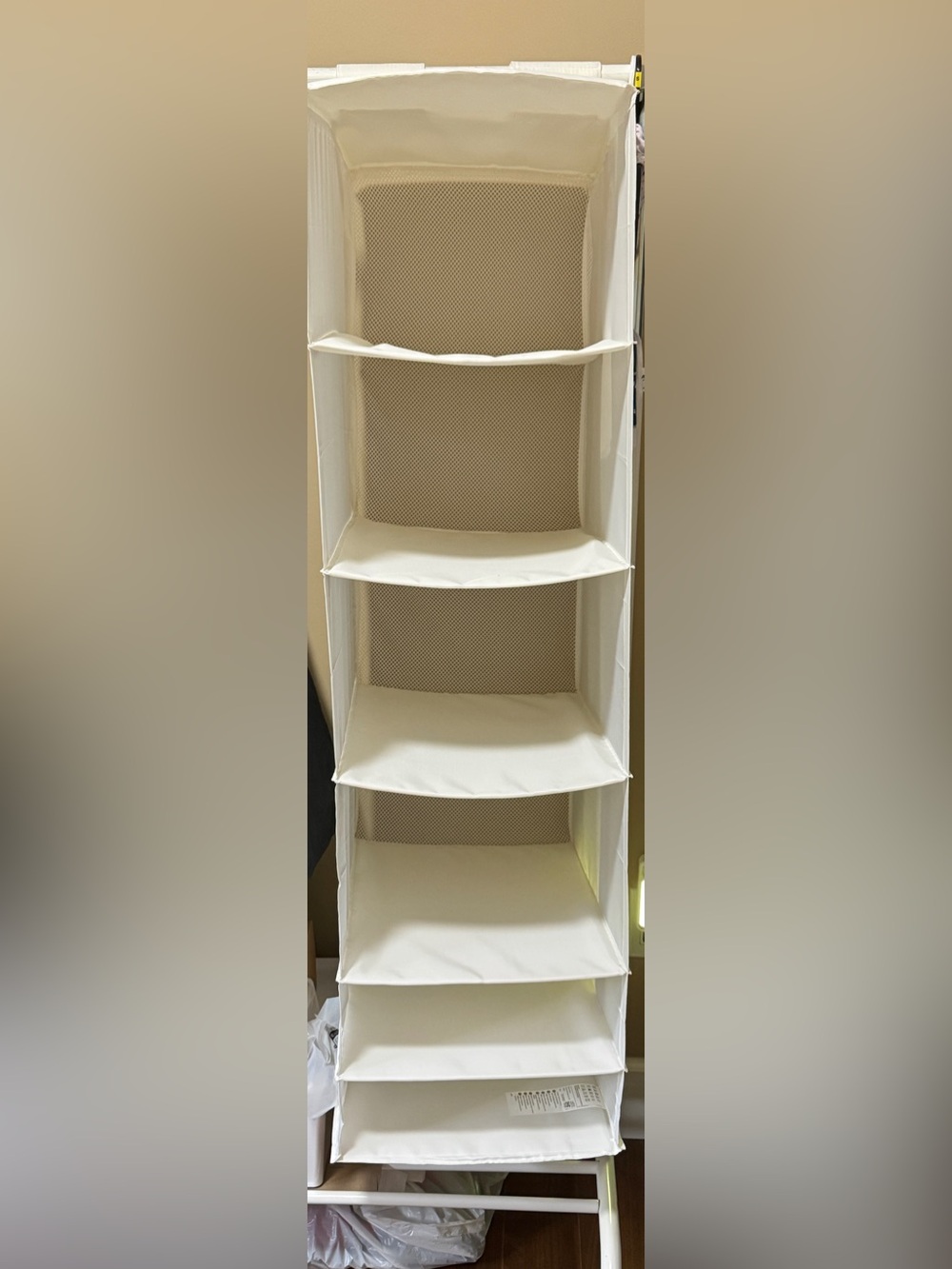 IKEA SKUBB Organizer with 6 compartments, white